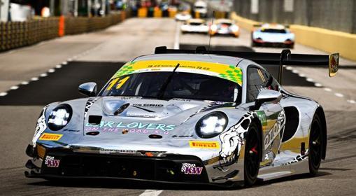 PRECOMMANDE - Spark SA312 1:43 - Porsche 911 GT3 R (992) No.11 SCHUMACHER CLRT Macau GT Cup - FIA GT World Cup 2025 Ayhancan GĂŒven Limited (300ex.)