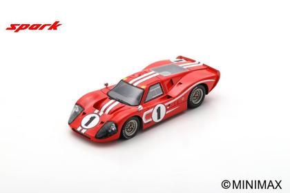 PRECOMMANDE - Spark 43LM67 1:43 - Ford MK IV No.1 Winner 24H Le Mans 1967 D. Gurney - A. J. Foyt