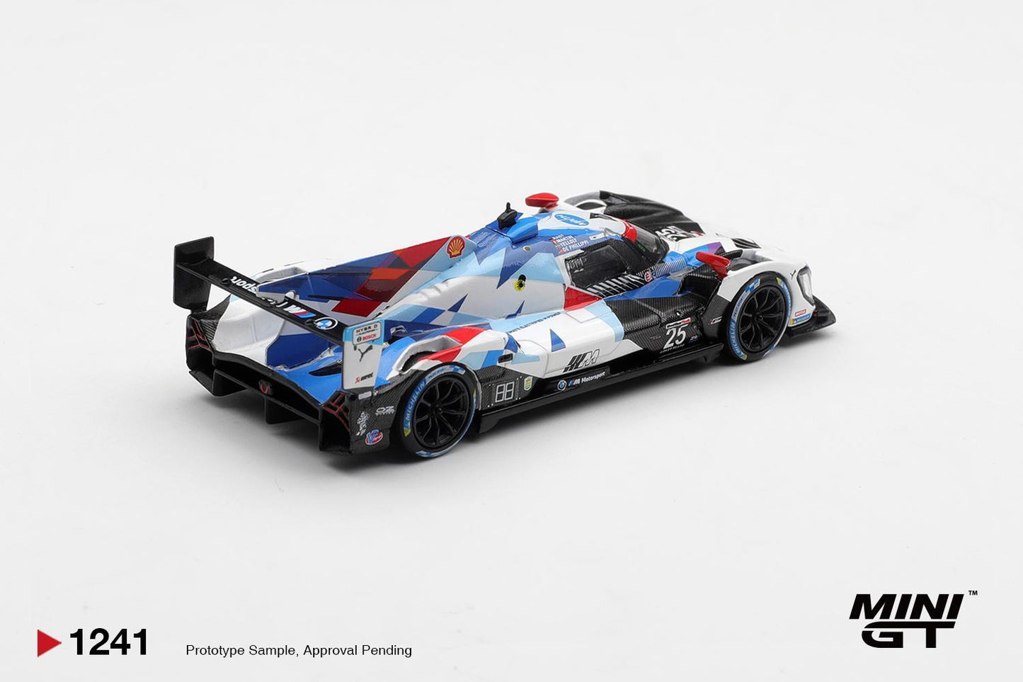 PRECOMMANDE - Mini GT MGT01241-L 1:64 - BMW M Hybrid V8 GTP BMW M Hybrid V8 GTP N°25 BMW M Team RLL 24H Daytona 2024 C. De Phillippi - M. Martin - R. Rast - N. Yelloly