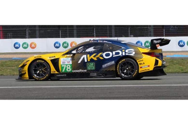 PRECOMMANDE - Spark 18S1322 1:18 - LEXUS RC F LMGT3 N°78 Akkodis ASP Team 2nd LMGT3 class 24H Le Mans 2026 T. Van Rompuy â H. David â J. Hawksworth