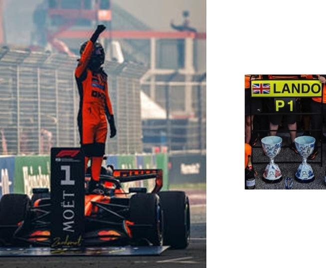 PRECOMMANDE - Spark S9327 1:43 - MCLAREN MCL40 N°1 McLaren Mastercard F1 Team Winner Dutch GP 2026 Lando Norris with driver and pit boards