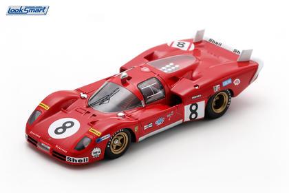 PRECOMMANDE - Looksmart LSLM177 1:43 - FERRARI 512 S N°8 24H Le Mans 1970 A. Merzario - C. Regazzoni