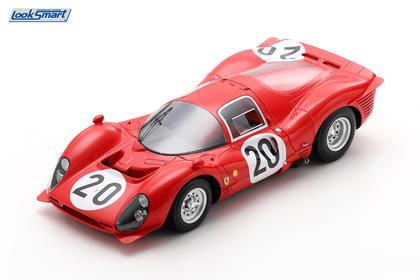 PRECOMMANDE - Looksmart LS18LM038 1:18 - FERRARI 330 P3 N°20 24H Le Mans 1966 M. Parkes - L. Scarfiotti