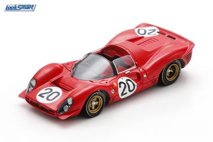 PRECOMMANDE - Looksmart LSLM155 1:43 - FERRARI 330 P3/4 N°20 24H Le Mans 1967 Chris Amon - Nino Vaccarella