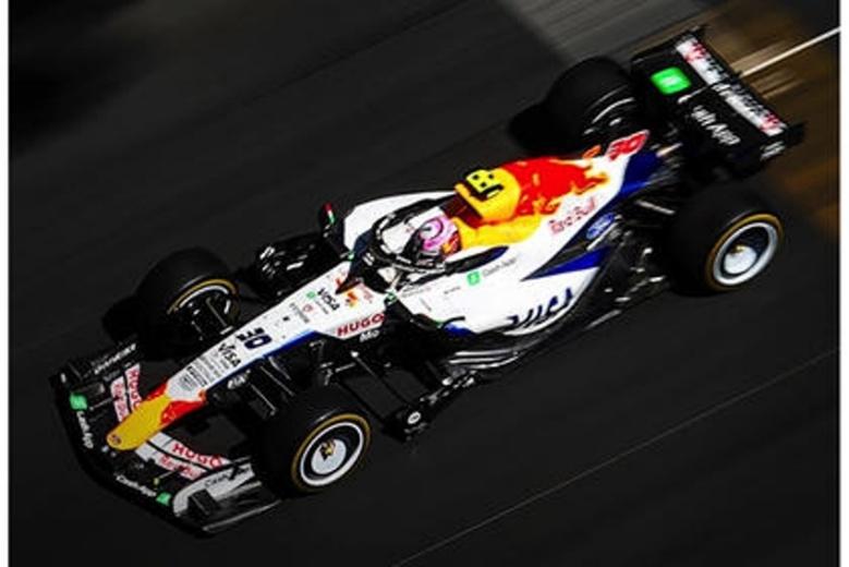 PRECOMMANDE - Spark S9343 1:43 - RACING BULLS VCARB 03 N°30 Visa Cash App Racing Bulls F1 Team 5th Monaco GP 2026 Liam Lawson - with pit board