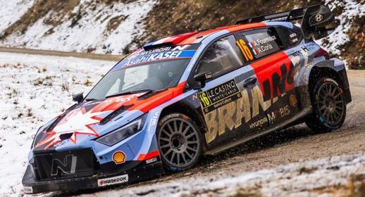 PRECOMMANDE - Spark S6918 1:43 - HYUNDAI i20 N Rally1 N°16 HYUNDAI SHELL MOBIS WORLD RALLY TEAM Rallye Monte Carlo 2026 A. Fourmaux - A. Coria