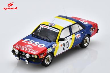 PRECOMMANDE - Spark S2619 1:43 - PEUGEOT 505 STI N°20 Rallye Monte Carlo 1982 C. Laurent - D. Laurent