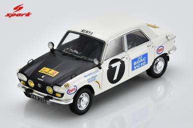 PRECOMMANDE - Spark S2617 1:43 - PEUGEOT 204 N°7 Rallye East African Safari (Class Winner) 1967 H. Lionnet - P. Cliff
