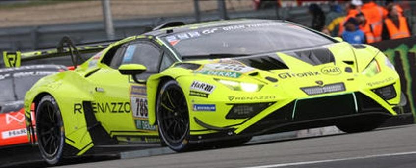 PRECOMMANDE - Spark SG1095 1:43 - LAMBORGHINI Huracan GT3 EVO2 N°786 Renazzo Motorsport 24H NĂŒrburgring 2026 S. Nana - C. Breuer - D. Schmidtmann - T. Mutsch (Limited 300ex.)
