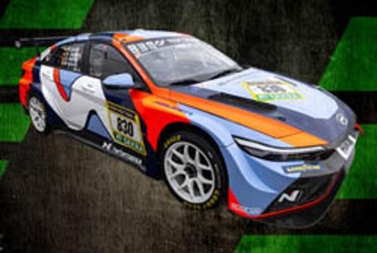 PRECOMMANDE - Spark SG1097 1:43 - HYUNDAI Motor Company Elantra N TCR N°830 Hyundai Motorsport N 24H NĂŒrburgring 2026 M. Basseng - M. Lauck - N. Bastian - M. Azcona (Limited 300ex.)