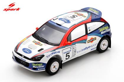 PRECOMMANDE - Spark 18S1044 1:18 - FORD Focus WRC 02 N°5 Winner Rallye Safari 2002 C. McRae - N. Grist