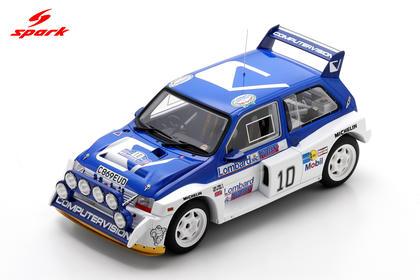 PRECOMMANDE - Spark 18S1202 1:18 - MG Metro 6R4 N°10 3rd Rallye RAC 1985 T. Pond â R. Arthur