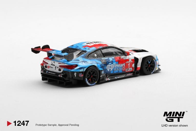 PRECOMMANDE - Mini GT MGT01247-L 1:64 - BMW M4 GT3 EVO N°1 Paul Miller Racing 24H Daytona 2025 K. van der Linde - C. de Phillippi - N. Verhagen - M. Snow