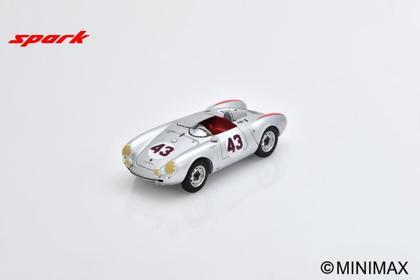 PRECOMMANDE - Spark US463 1:43 - Porsche 550 No.43 7th 12H Sebring 1956 J. McAfee - P. Lovely Limited (300ex.)