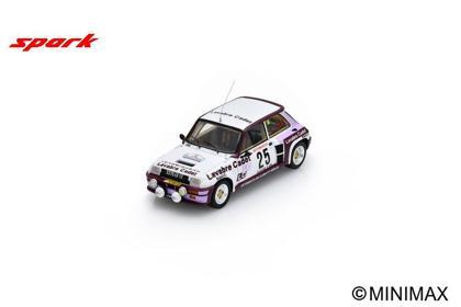 PRECOMMANDE - Spark SF347 1:43 - Renault 5 Turbo No.25 Criterium de Touraine 1983 D. Auriol - P. Nouaille Limited (300ex.)