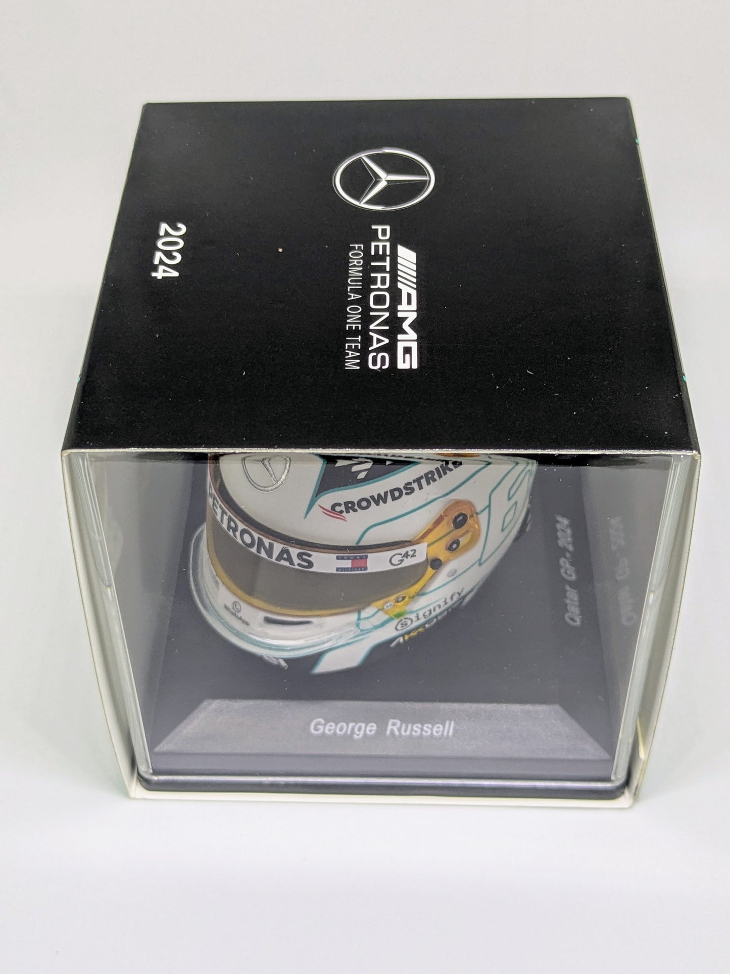Spark 5HF181 Casque 1:5 - George Russell - Mercedes-AMG Petronas F1 Team - Qatar GP 2024