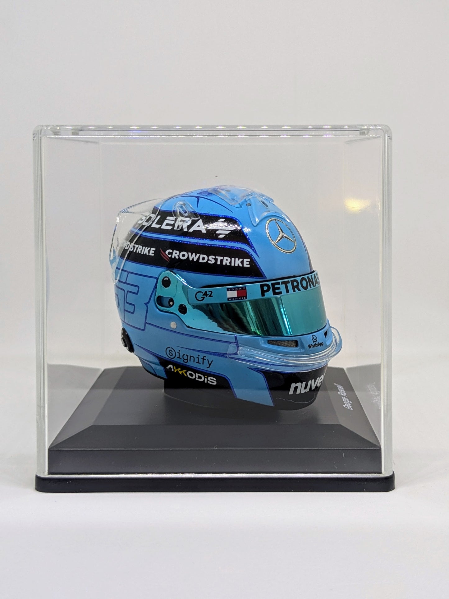 Spark 5HF182 Casque George Russell 1/5 - Mercedes-AMG Petronas F1 Team - Abu Dhabi GP 2024