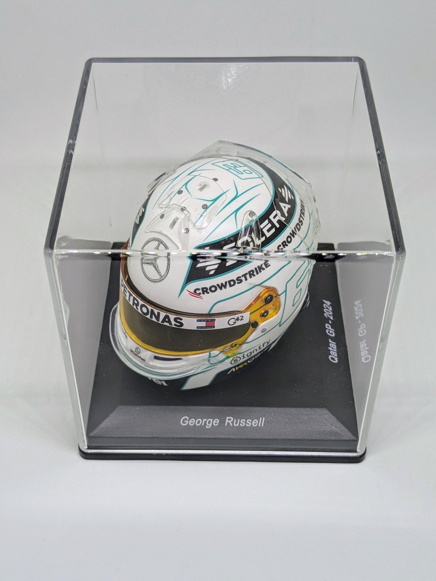 Spark 5HF181 Casque 1:5 - George Russell - Mercedes-AMG Petronas F1 Team - Qatar GP 2024