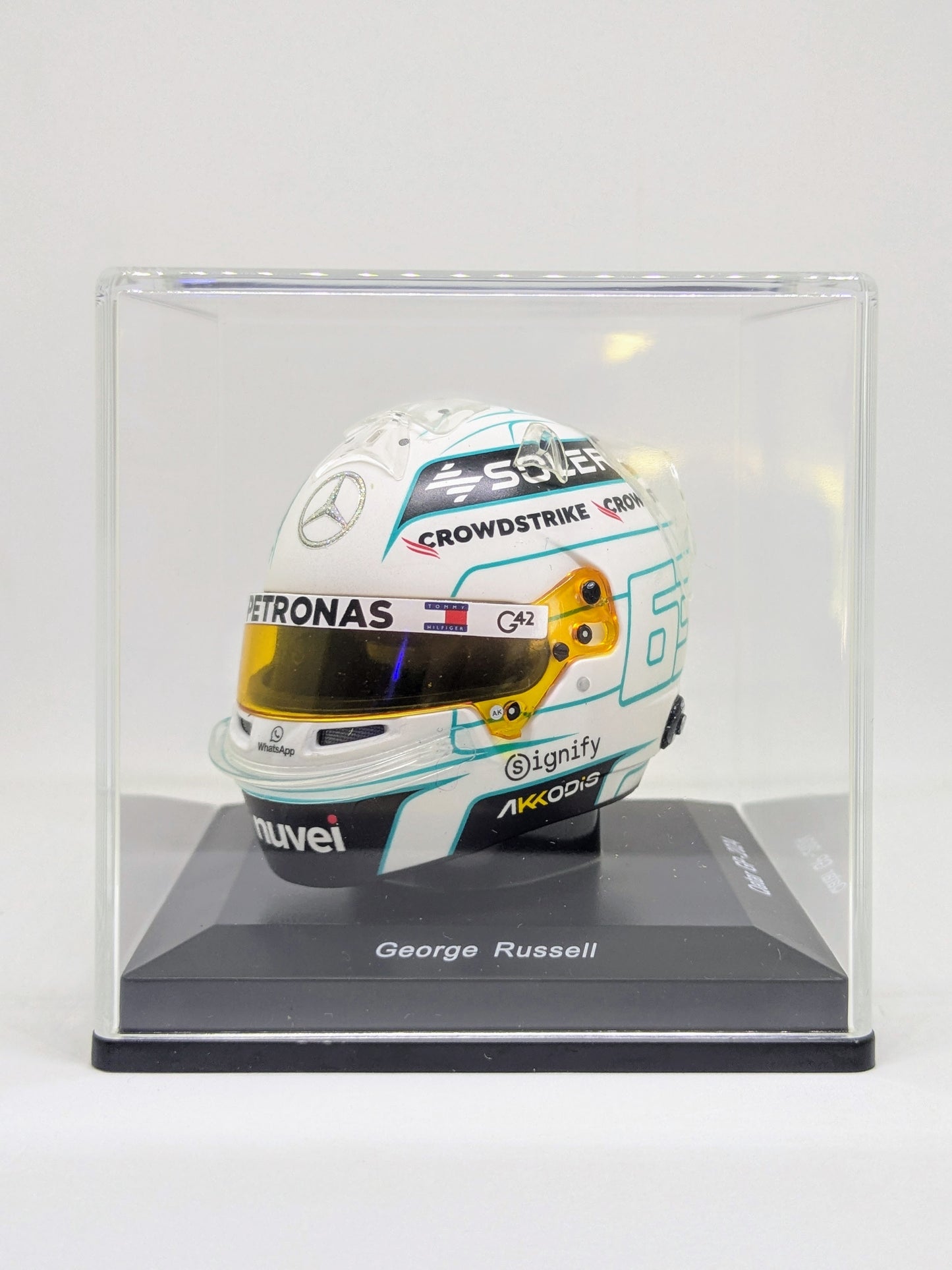 Spark 5HF181 Casque 1:5 - George Russell - Mercedes-AMG Petronas F1 Team - Qatar GP 2024