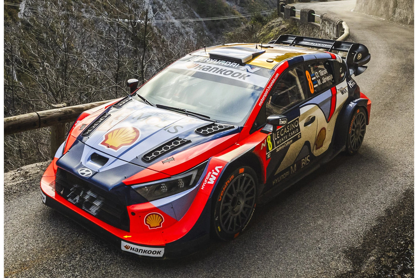 PRECOMMANDE - Spark S6908 1:43 - Hyundai i20N Rally1 No.8 Rally Monte Carlo 2025 O. Tänak - M. Järveoja