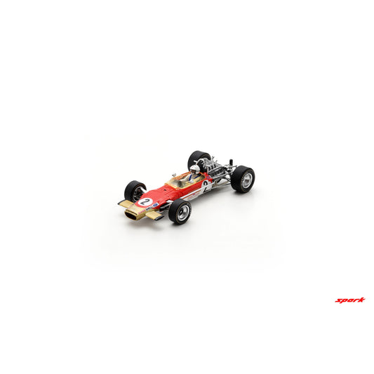PRECOMMANDE - Spark S6377 1:43 - Lotus 49B No.2 4th Monaco GP 1969 Richard Attwood