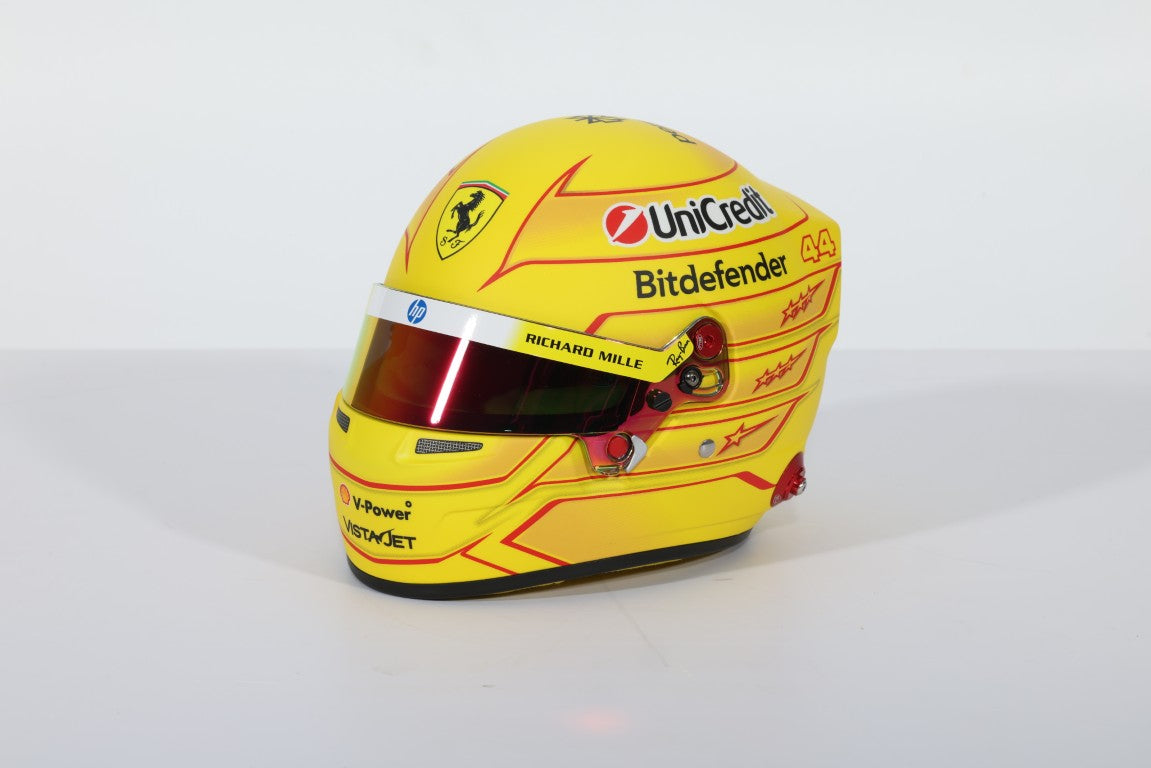 PRECOMMANDE - BELL Mini Helmet Casque 1:2 - Lewis Hamilton – Scuderia Ferrari HP 2026 Season Helmet