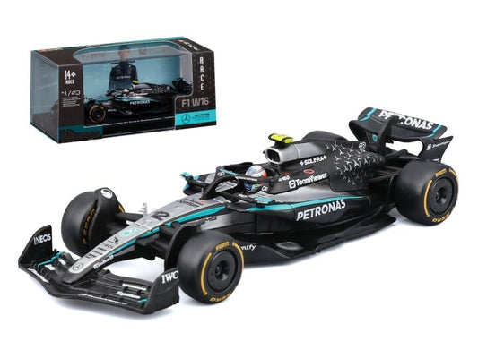 Bburago 38238-A12 1:43 - Mercedes-AMG W16 - Season Car 2025 - Kimi Antonelli