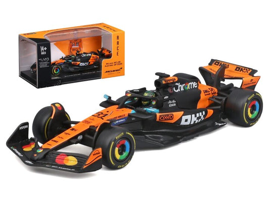Bburago 38249-P81 1:43 - McLaren MCL39 - Season Car 2025 - Oscar Piastri
