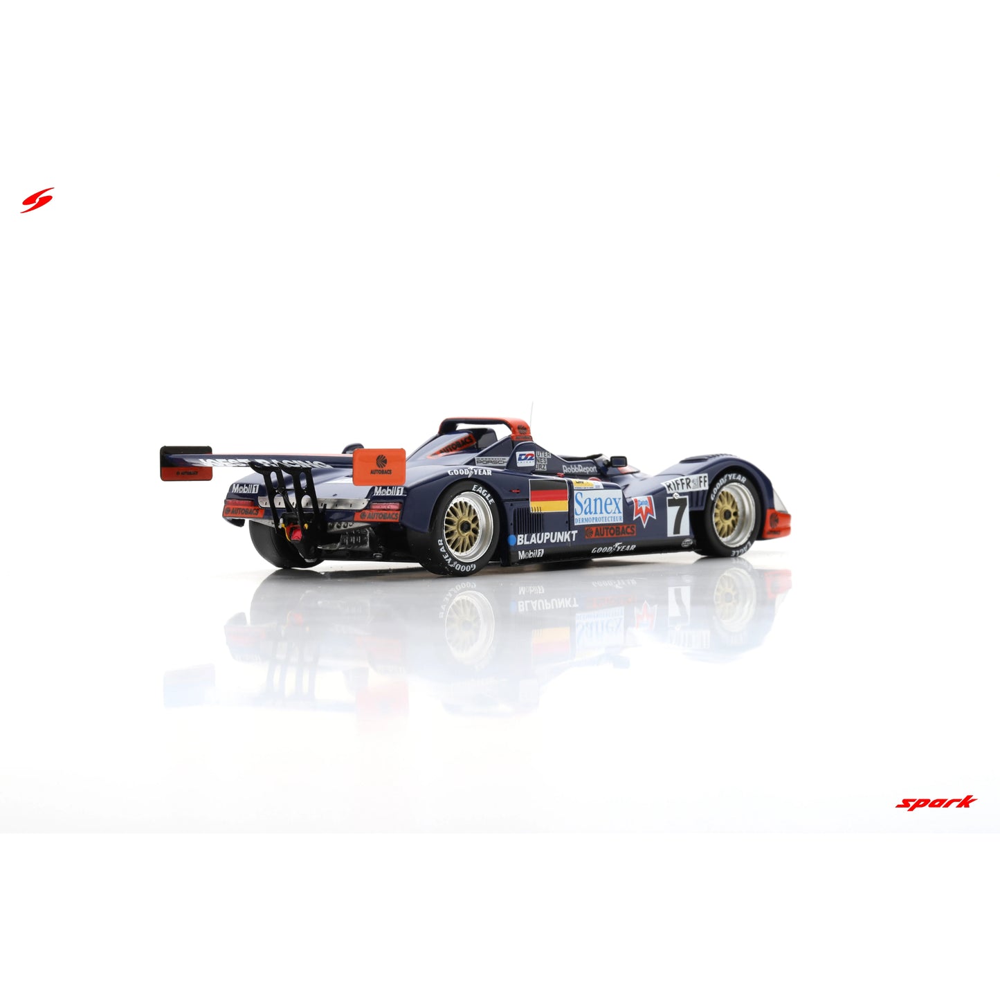 PRECOMMANDE - Spark 43LM96 1:43 - Joest-Porsche WSC No.7 Winner 24H Le Mans 1996 M. Reuter - D. Jones - A. Wurz