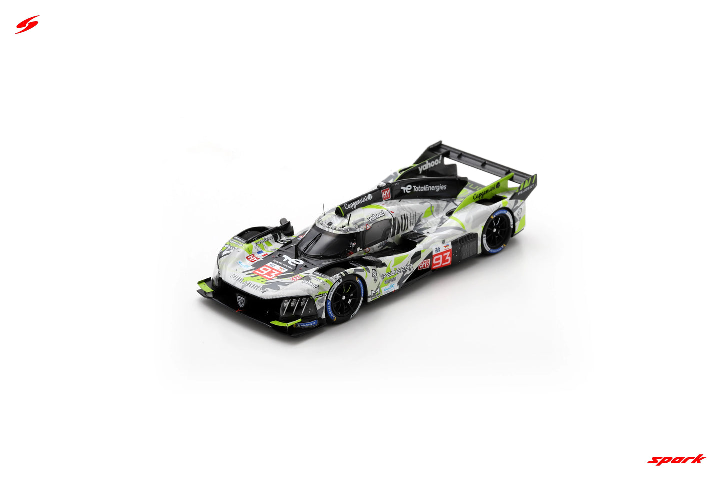 Spark S9267 1:43 - PEUGEOT 9X8 N°93 - PEUGEOT TOTALENERGIES - Le Mans 24H 2025  P. Di Resta - M. Jensen - J. Vergne