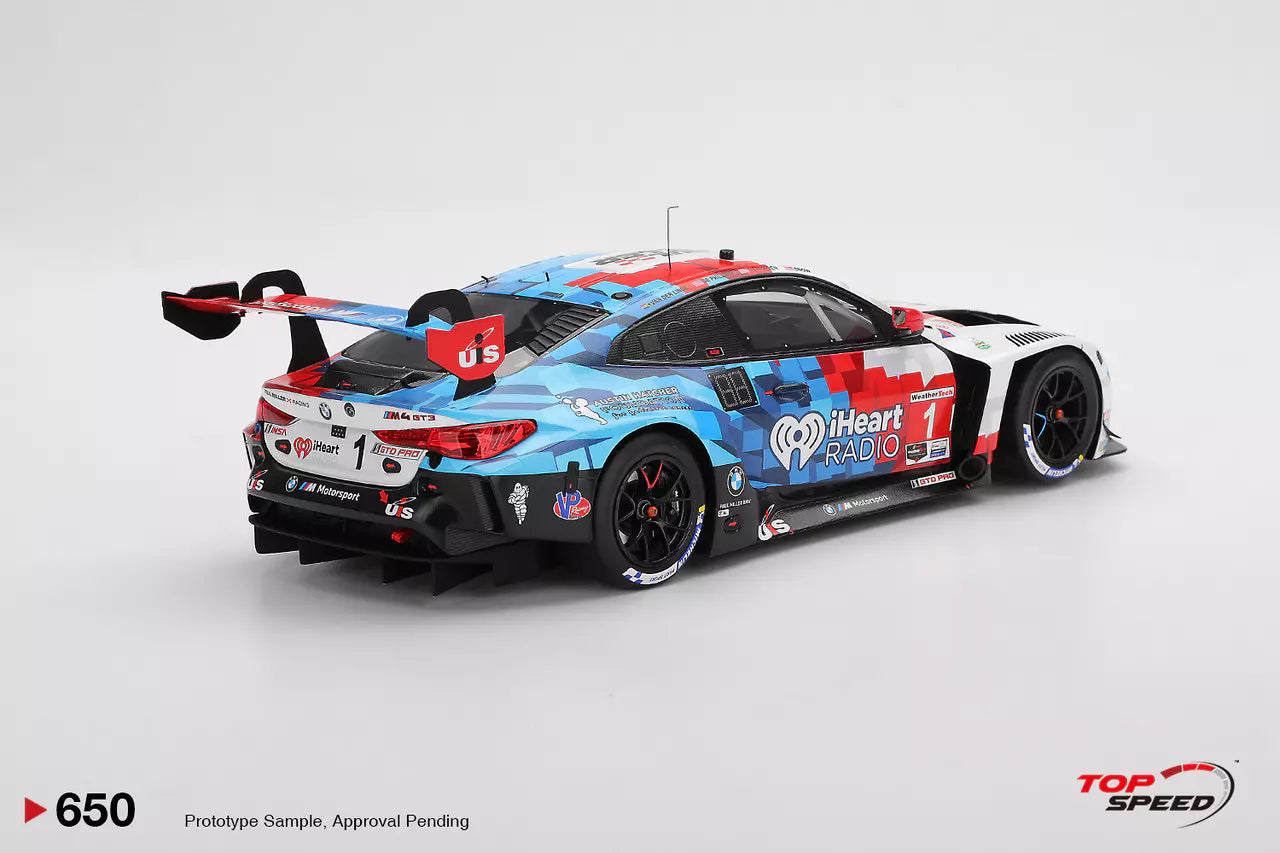 PRECOMMANDE - Top Speed TS0650 1:18 - BMW M4 (G82) GT3 EVO N°1 - Paul Miller Racing - Daytona 24H 2025  K. van der Linde - C. de Phillippi - N. Verhagen - M. Snow