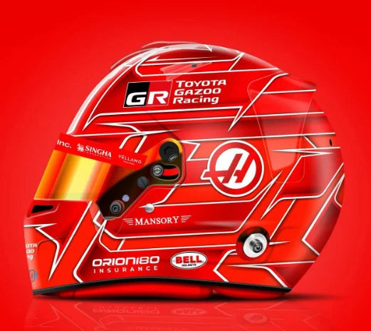 PRECOMMANDE - BELL Mini Helmet Casque 1:2 - Esteban Ocon – TGR Haas F1 2026 Season Helmet