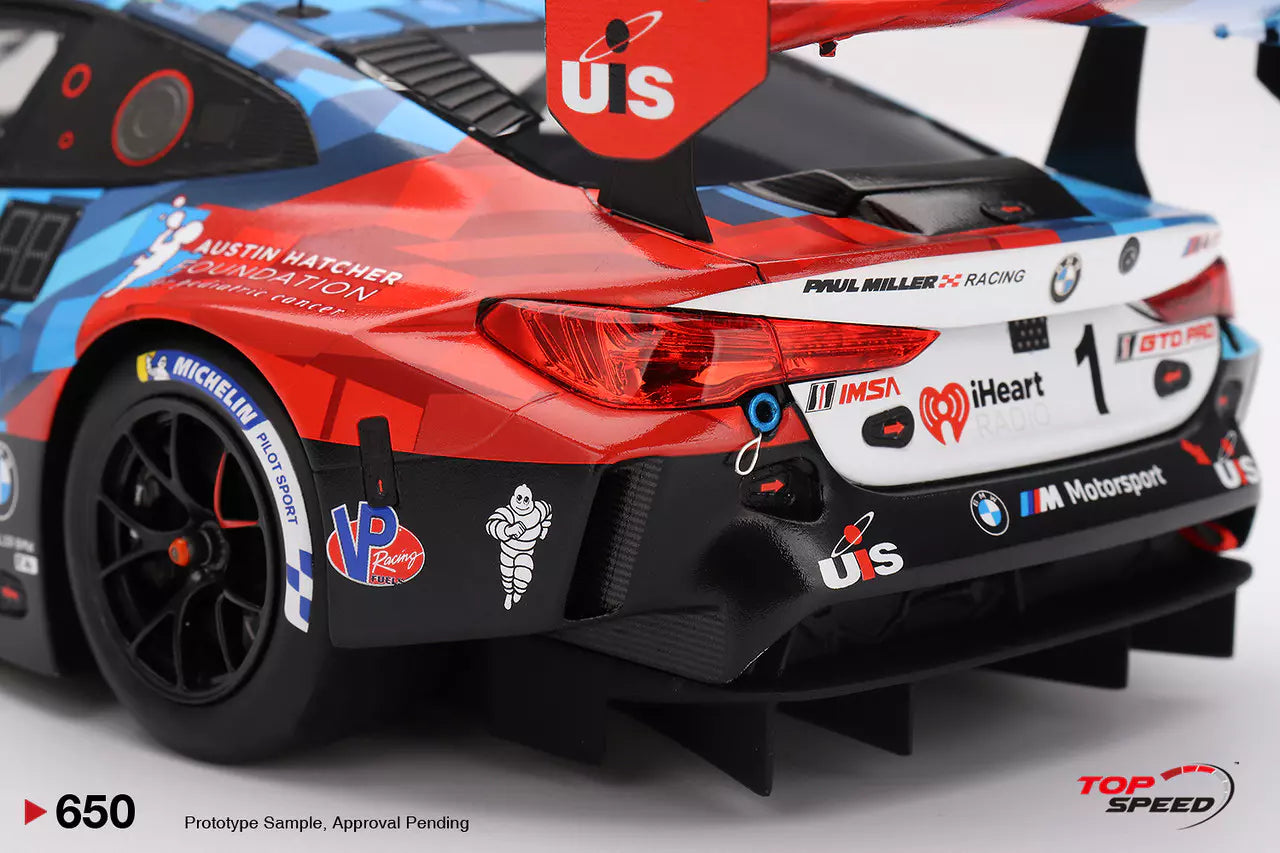 PRECOMMANDE - Top Speed TS0650 1:18 - BMW M4 (G82) GT3 EVO N°1 - Paul Miller Racing - Daytona 24H 2025  K. van der Linde - C. de Phillippi - N. Verhagen - M. Snow