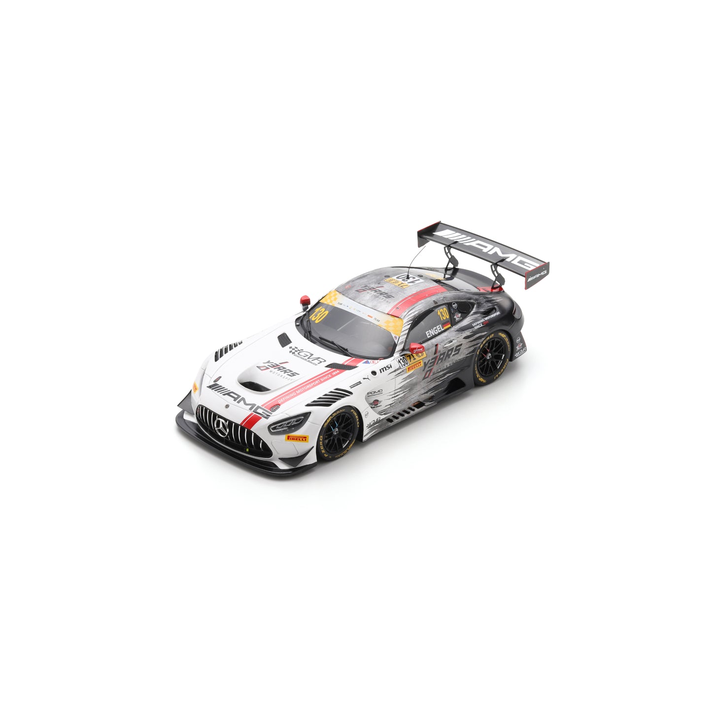 Spark 18MC24 1:18 - MERCEDES-AMG GT3 Evo N°130 Mercedes-AMG Team GMR - Winner FIA GT World Cup Macau 2024 Maro Engel Limited (300 ex.) 