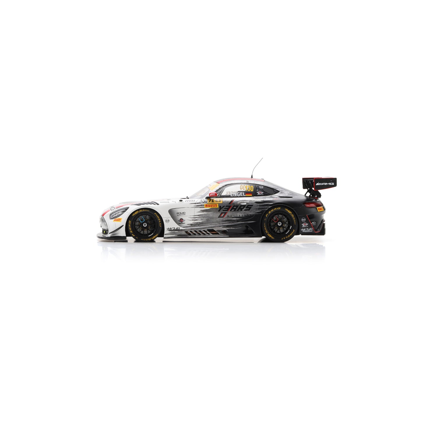 Spark 18MC24 1:18 - MERCEDES-AMG GT3 Evo N°130 Mercedes-AMG Team GMR - Winner FIA GT World Cup Macau 2024 Maro Engel Limited (300 ex.) 