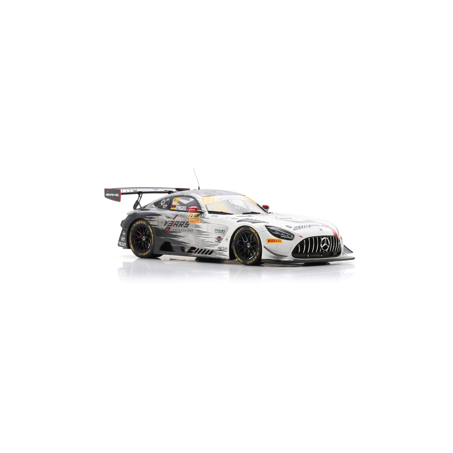 Spark 18MC24 1:18 - MERCEDES-AMG GT3 Evo N°130 Mercedes-AMG Team GMR - Winner FIA GT World Cup Macau 2024 Maro Engel Limited (300 ex.) 