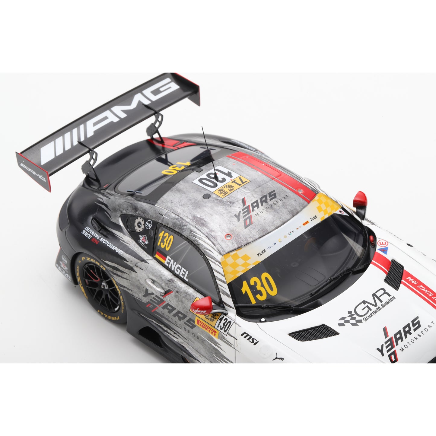 Spark 18MC24 1:18 - MERCEDES-AMG GT3 Evo N°130 Mercedes-AMG Team GMR - Winner FIA GT World Cup Macau 2024 Maro Engel Limited (300 ex.) 