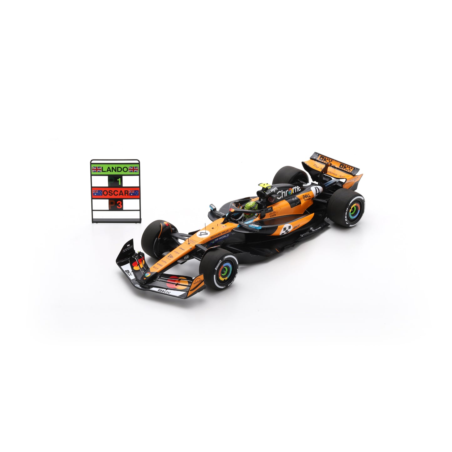 Spark 18S1011 1:18 - MCLAREN MCL39 N°4 McLaren Formula 1 Team Winner Monaco GP 2025 Lando Norris