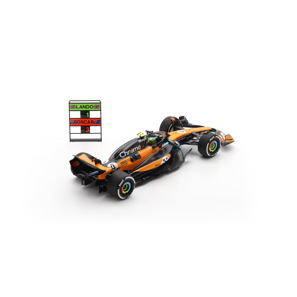 Spark 18S1011 1:18 - MCLAREN MCL39 N°4 McLaren Formula 1 Team Winner Monaco GP 2025 Lando Norris