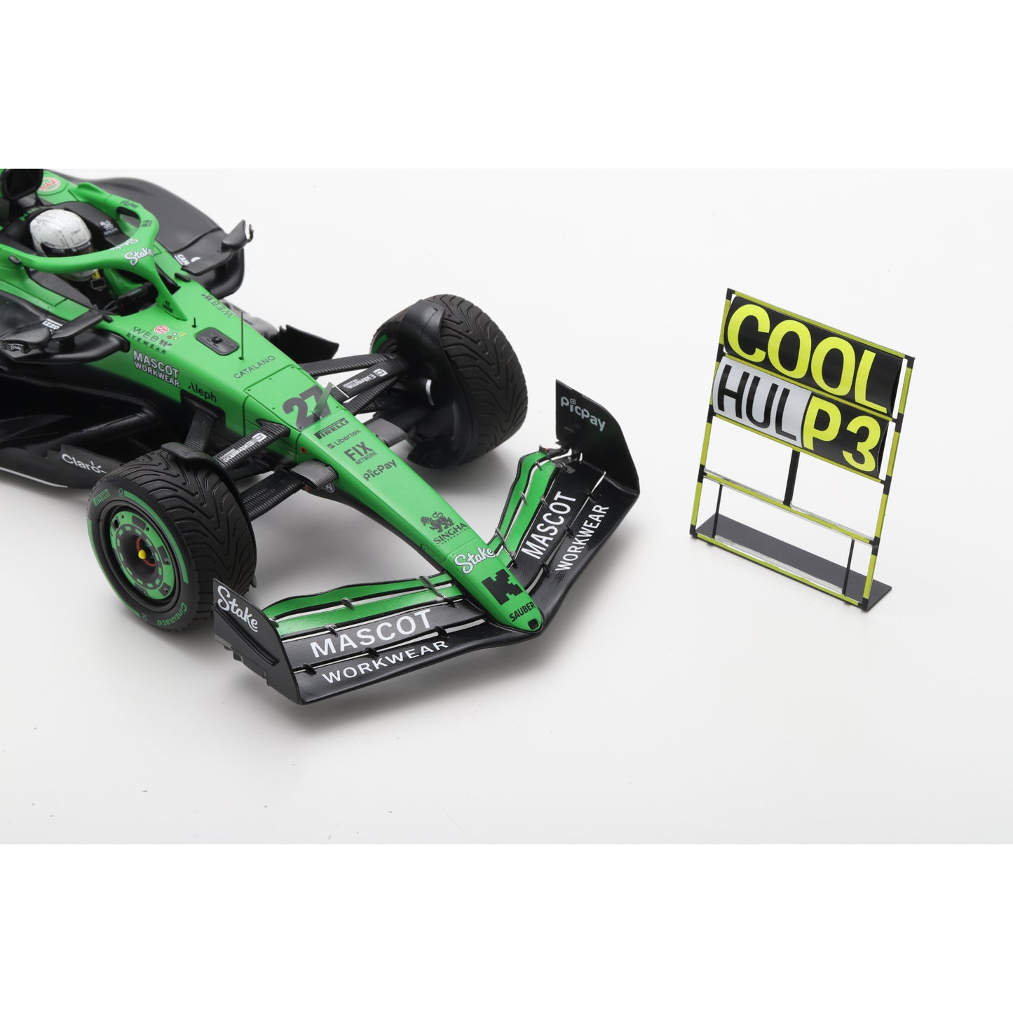Spark 18S1012 1:18 - KICK SAUBER C45 N°27 Stake F1 Team Kick Sauber 3rd British GP 2025 Nico Hulkenberg