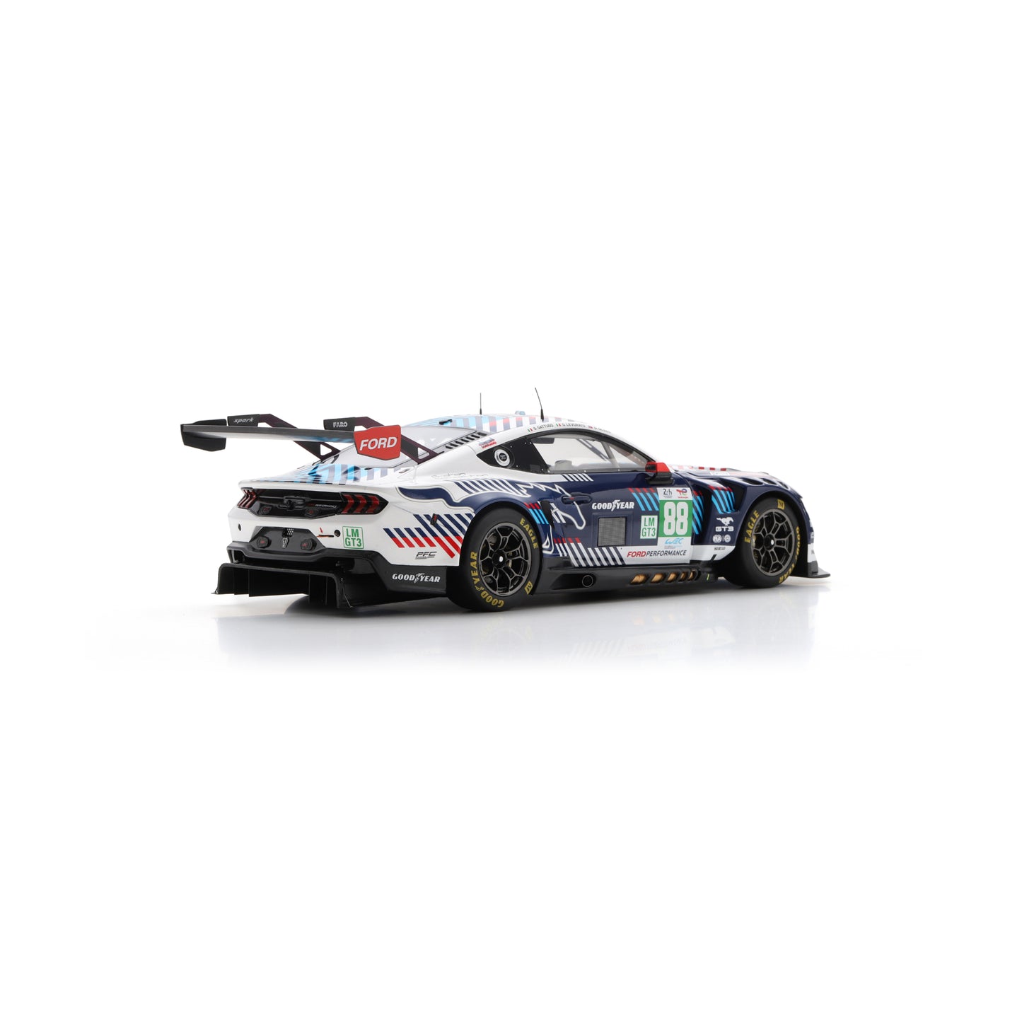 Spark 18S1053 1:18 - Ford Mustang LMGT3 No.88 PROTON COMPETITION Le Mans 24H 2025 S. Gattuso - G. Levorato - D. Olsen