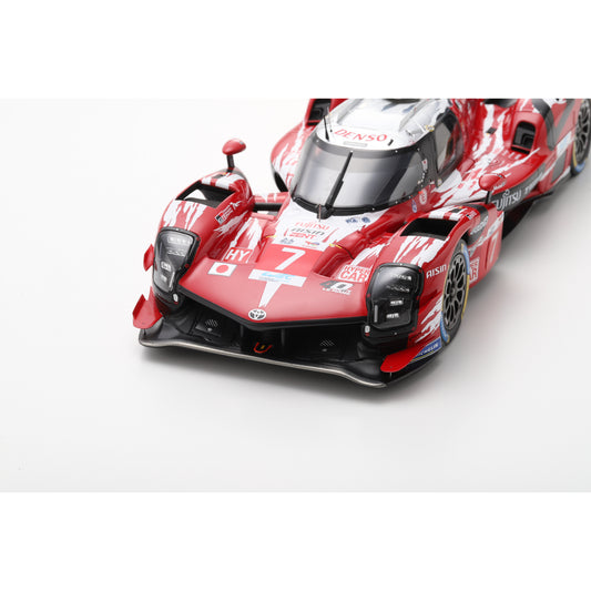 Spark 18S1055 1:18 - Toyota GR010 - Hybrid No.7 TOYOTA GAZOO RACING 5th Le Mans 24H 2025 M. Conway - K. Kobayashi - N. De Vries