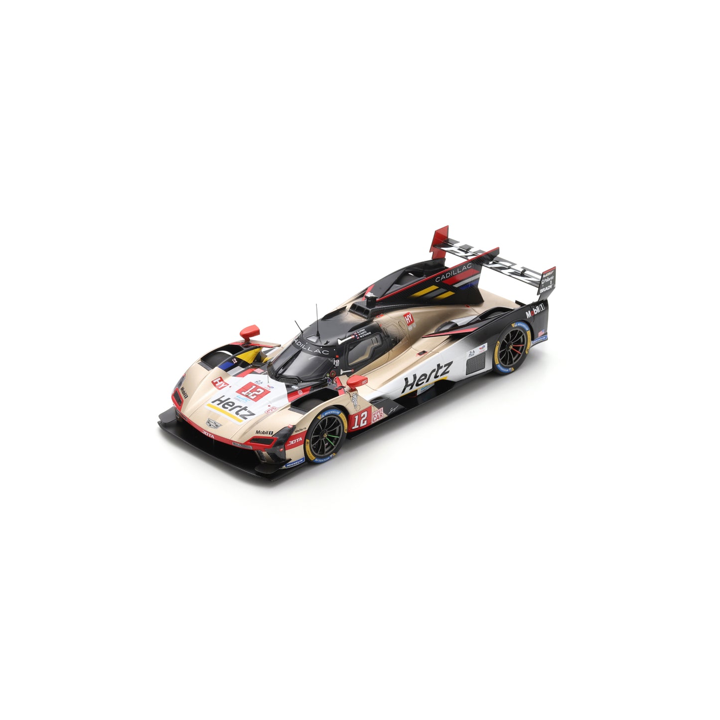 Spark 18S1057 1:18 - Cadillac V-Series.R No.12 CADILLAC HERTZ TEAM JOTA 4th Le Mans 24H 2025 W. Stevens - N. Nato - A. Lynn