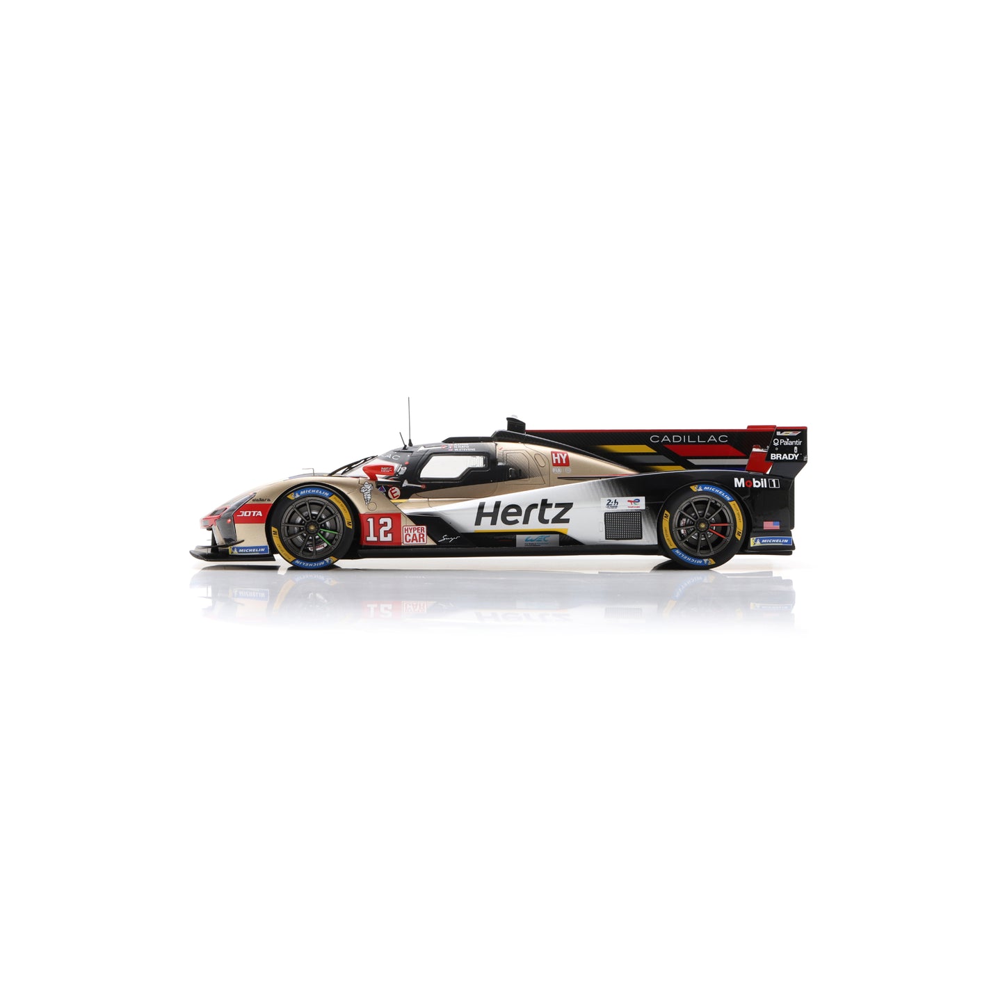 Spark 18S1057 1:18 - Cadillac V-Series.R No.12 CADILLAC HERTZ TEAM JOTA 4th Le Mans 24H 2025 W. Stevens - N. Nato - A. Lynn