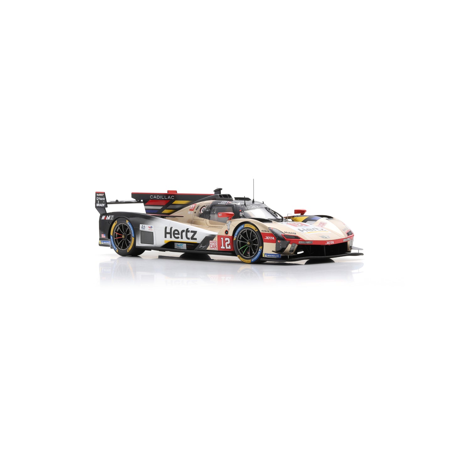 Spark 18S1057 1:18 - Cadillac V-Series.R No.12 CADILLAC HERTZ TEAM JOTA 4th Le Mans 24H 2025 W. Stevens - N. Nato - A. Lynn