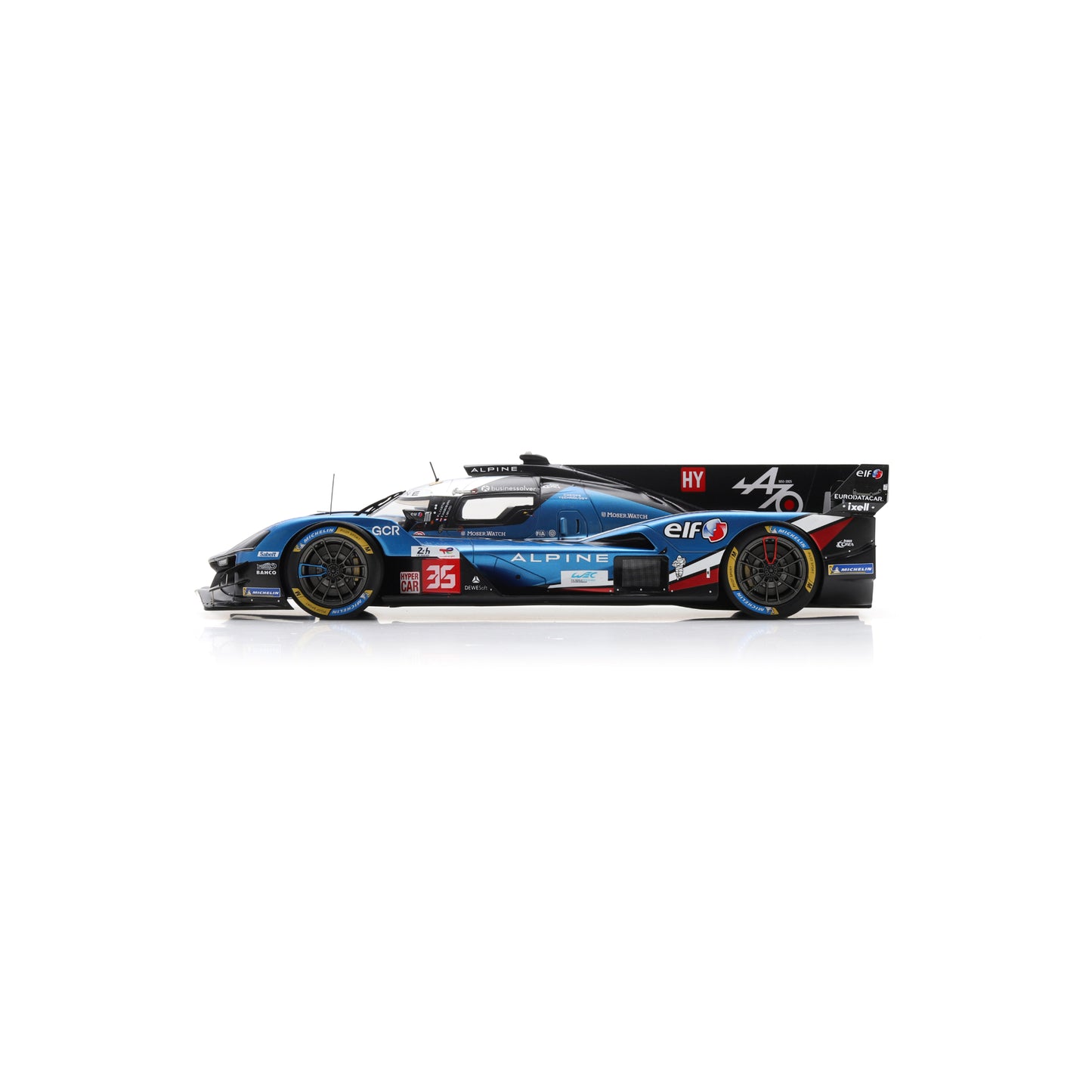 Spark 18S1060 1:18 - Alpine A424 No.35 ALPINE ENDURANCE TEAM 9th Le Mans 24H 2025 P. Chatin - F. Habsburg - C. Milesi