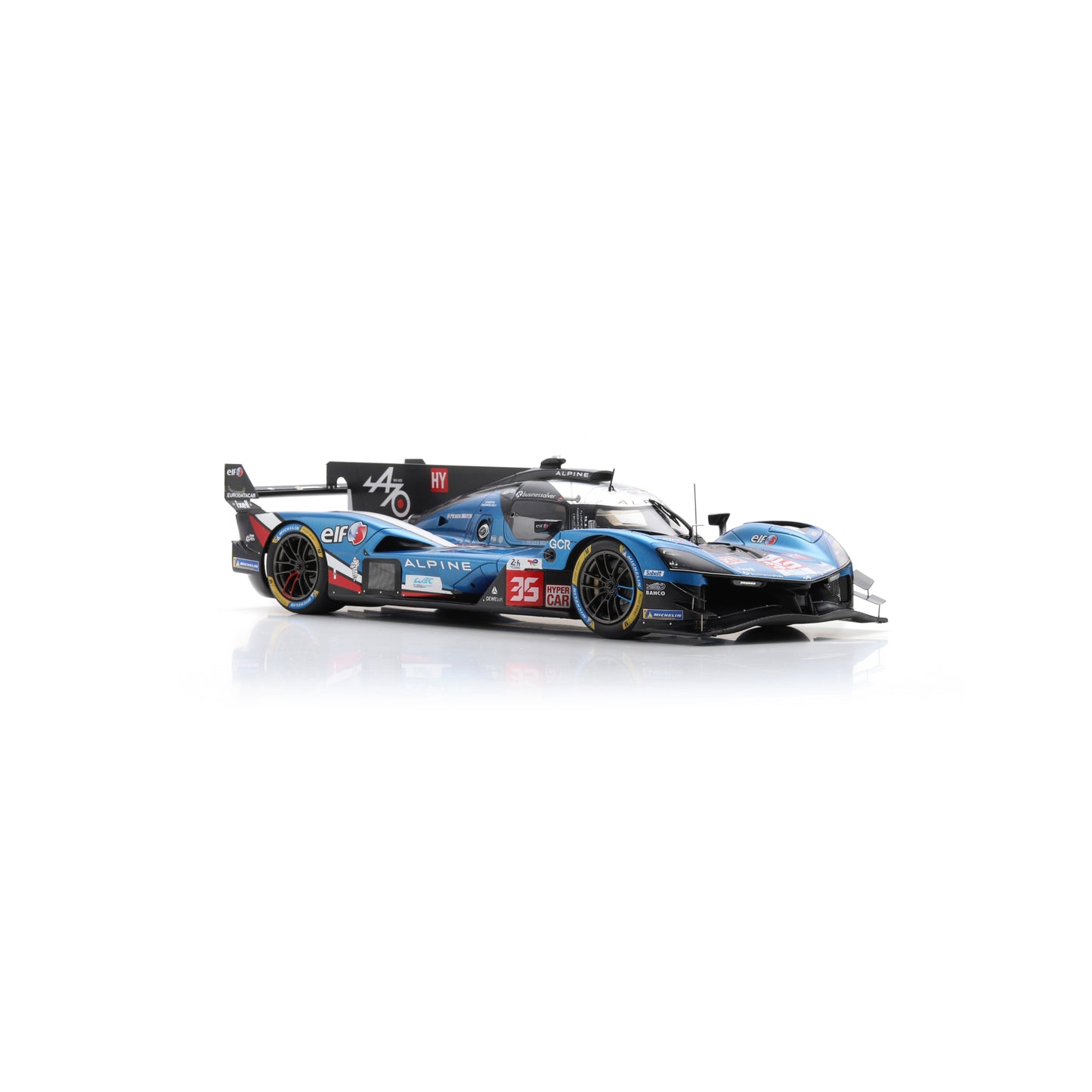 Spark 18S1060 1:18 - Alpine A424 No.35 ALPINE ENDURANCE TEAM 9th Le Mans 24H 2025 P. Chatin - F. Habsburg - C. Milesi