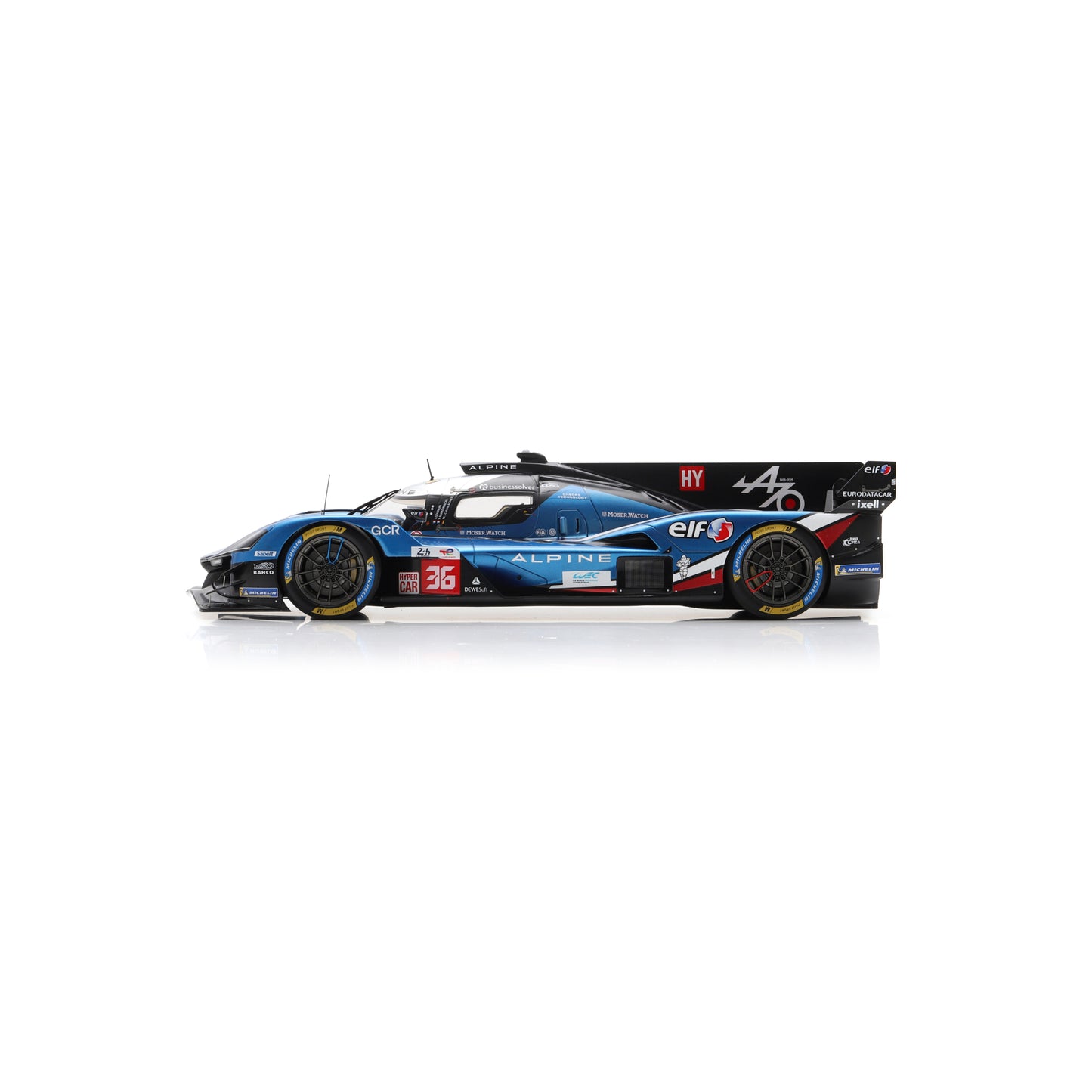 Spark 18S1061 1:18 - Alpine A424 No.36 ALPINE ENDURANCE TEAM 10th Le Mans 24H 2025 M. Schumacher - F. Makowiecki - J. Gounon