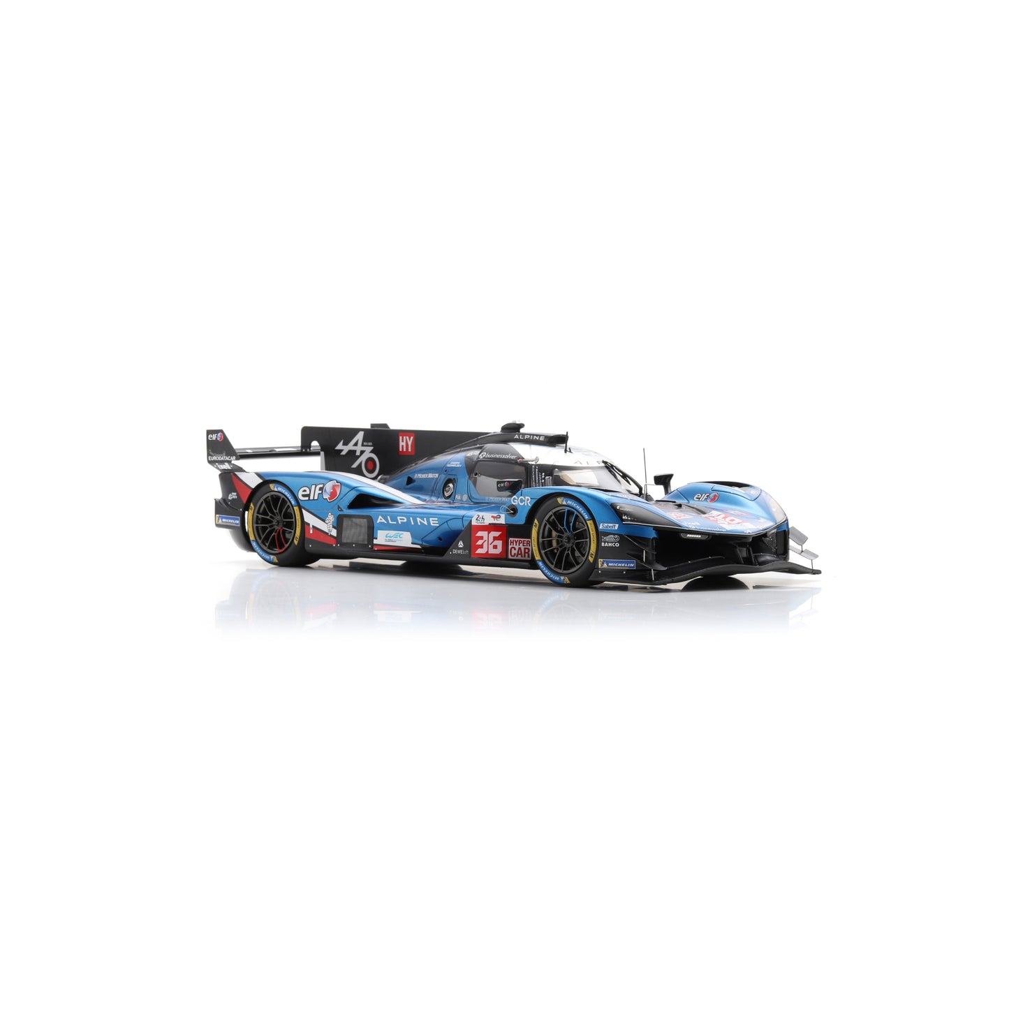 Spark 18S1061 1:18 - Alpine A424 No.36 ALPINE ENDURANCE TEAM 10th Le Mans 24H 2025 M. Schumacher - F. Makowiecki - J. Gounon