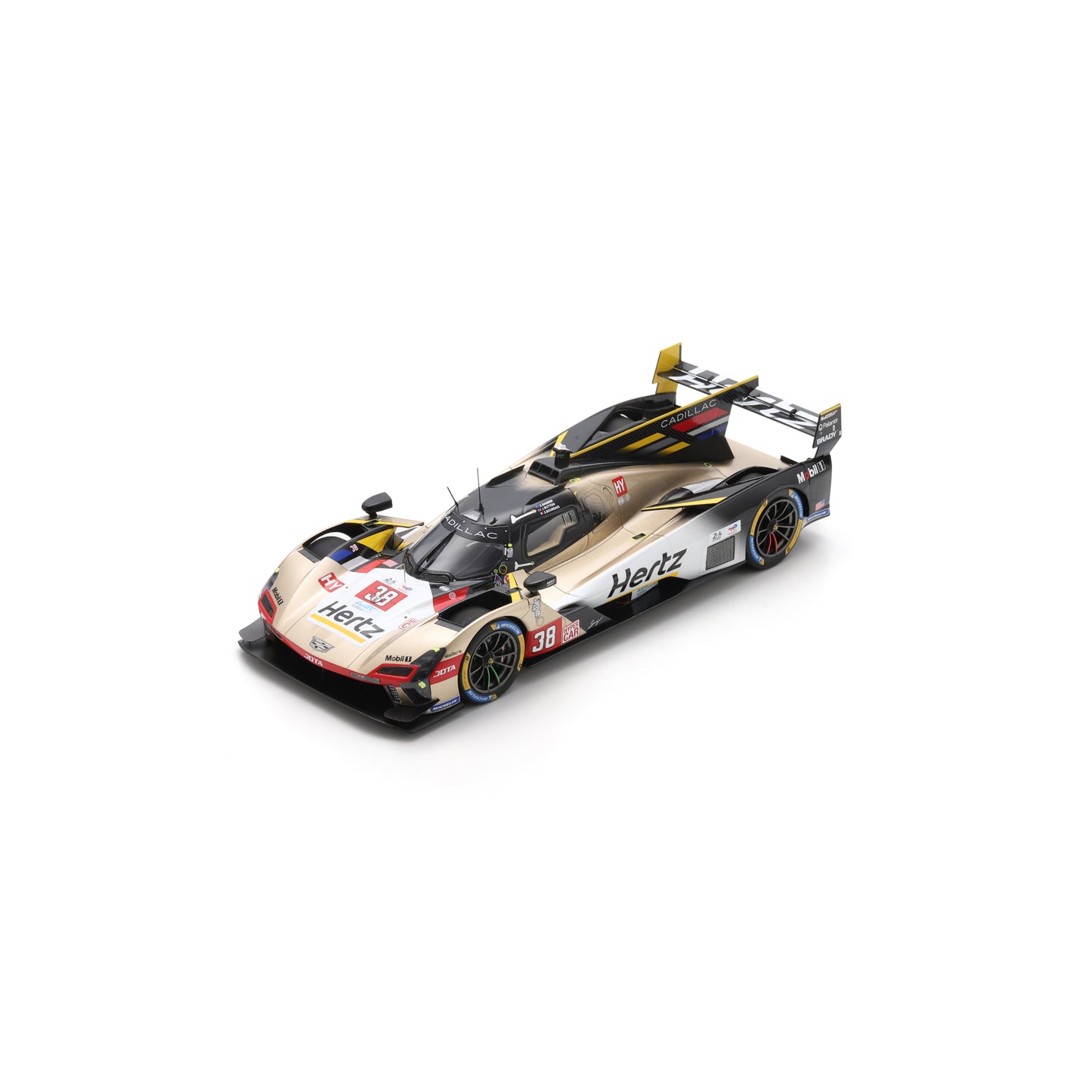 Spark 18S1062 1:18 - Cadillac V-Series.R No.38 CADILLAC HERTZ TEAM JOTA 7th Le Mans 24H 2025 E. Bamber - S. Bourdais - J. Button